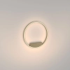 Złota lampa sufitowa, ledowy ring do sypialni, barwa ciepła Ø60cm 3000K