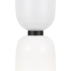 Biała lampa wisząca, idealna do zawieszenia nad stół w jadalni