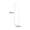 Długa biała oprawa natynkowa spot downlight minimalistyczny metalowy SANTI