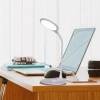 Wielofunkcyjna lampka biurkowa LED biała kinkiet ściemniany dotykowy