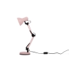 Wyjątkowa lampka biurkowa w kolorze pastelowego różu, regulowana