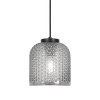 Modernistyczna lampa wisząca z dymionym kloszem do kuchni INGA