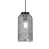 Lampa wisząca z ozdobnym kloszem do jadalni INGA