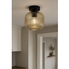 Lampa sufitowa z niebanalnym kloszem w kolorze bursztynu CLARK