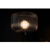 Lampa podłogowa do czytania z ryflowanym kloszem