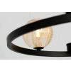 Elegancka lampa wisząca z kloszami na obręczy, 6 x G9 SATURNO