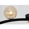 Elegancka lampa wisząca z kloszami na obręczy, 6 x G9 SATURNO