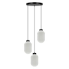 Lampa wisząca na okrągłej podsufitce z trzema zwisami, 3 x E27 VILAR