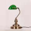 Stylowa solidna lampka stołowa bankierka idealna do eleganckiego biura