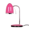 Różowa młodzieżowa lampka biurkowa nocna z regulowanym ramieniem