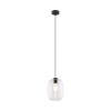 Pojedyncza, minimalistyczna lampa wisząca ze smukłym kloszem