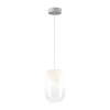 Lampa wisząca LED w kolorze białym do skandynawskich wnętrz