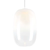 Lampa wisząca LED w kolorze białym do skandynawskich wnętrz