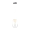 Lampa wisząca LED w kolorze białym do skandynawskich wnętrz