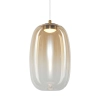 Lampa wisząca LED do przytulnej sypialni, szklany klosz