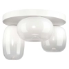Elegancka lampa sufitowa LED do skandynawskiego salonu, biała