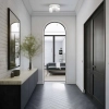 Elegancka lampa sufitowa LED do skandynawskiego salonu, biała