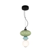 Lampa wisząca LED w stylu art deco do przytulnej sypialni