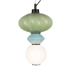 Lampa wisząca LED w stylu art deco do przytulnej sypialni