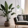 Lampa wisząca LED w stylu art deco do przytulnej sypialni