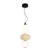 Lampa wisząca LED ze szklanymi kloszami do sypialni