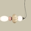 Wielokolorowa lampa wisząca LED do pomieszczeń w stylu retro