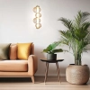 Elegancka lampa wisząca LED w stylu glamour, szklana