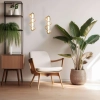 Elegancka lampa wisząca LED w stylu glamour, szklana
