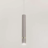 Lampa wisząca, pojedynczy zwis w kształcie tuby na żarówkę GU10