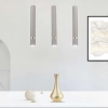Lampa wisząca, trzy tuby na żarówki GU10 w kolorze kaszmirowym