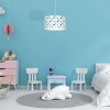 Kolorowa lampa wisząca do dziecięcego pokoju, rysunki dinozaurów DINO