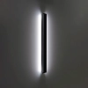 Czarny kinkiet zewnętrzny, płaska listwa LED 29W 4000K 120cm