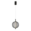 Nowoczesna lampa wisząca LED w stylu loftowym, druciana kula