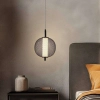 Nowoczesna lampa wisząca LED w stylu loftowym, druciana kula