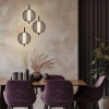 Nowoczesna lampa wisząca LED w stylu loftowym, druciana kula