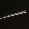 Szeroka, minimalistyczna lampa wisząca nad stół w salonie 180cm 3000K