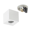 Downlight w kształcie kostki, spot łazienkowy GU10 IP44 8,5x8,5cm