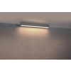 Nowoczesna oprawa sufitowa, plafon LED, lampa w kolorze aluminium