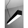 Nowoczesna, minimalistyczna czarna lampa ledowa wisząca 145cm 3000K