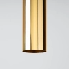 Złota tuba natynkowa, punktowy spot o długości 30cm, downlight GU10