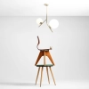 Elegancka, nowoczesna lampa sufitowa w stylu modern glamour