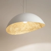 Lampa wisząca z regulowaną wysokością, duży, kopułowy klosz ⌀69cm