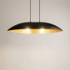 Szeroka lampa wisząca w stylu industrialnym, kopuła - 84cm