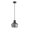 Nowoczesna lampa wisząca z ozdobnym kloszem z drutu, lampa do kuchni