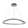 Lampa wisząca LED o obłych kształtach, żyrandol nad stół w kuchni