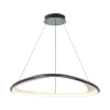 Lampa wisząca LED o obłych kształtach, żyrandol nad stół w kuchni