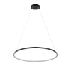 Geometryczna lampa wisząca z ledową obręczą, zmienna barwa ⌀66cm