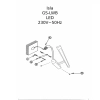 Szeroka lampa ścienna nad lustro łazienkowe 92cm 4000K