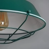 Zielona, dekoracyjna lampa wisząca do nowoczesnej kuchni