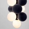 Designerska lampa wisząca przypominająca kiść winogrona